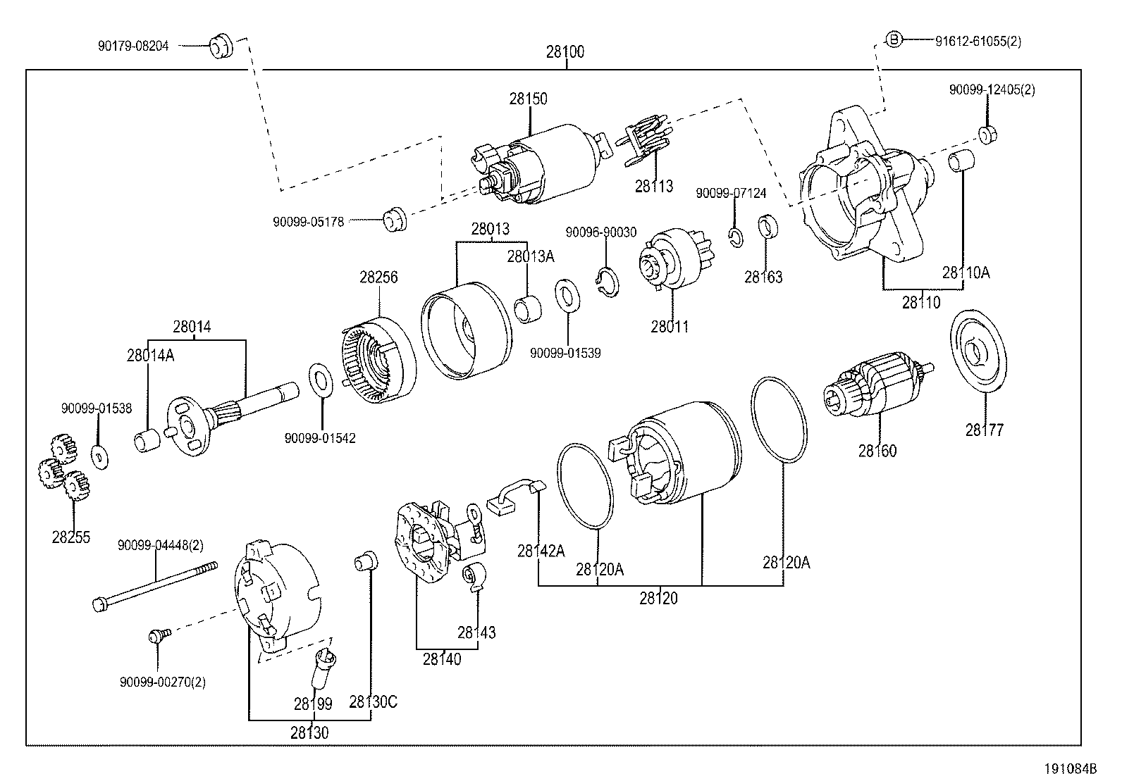 28100-67070 STARTER ASSY product image
