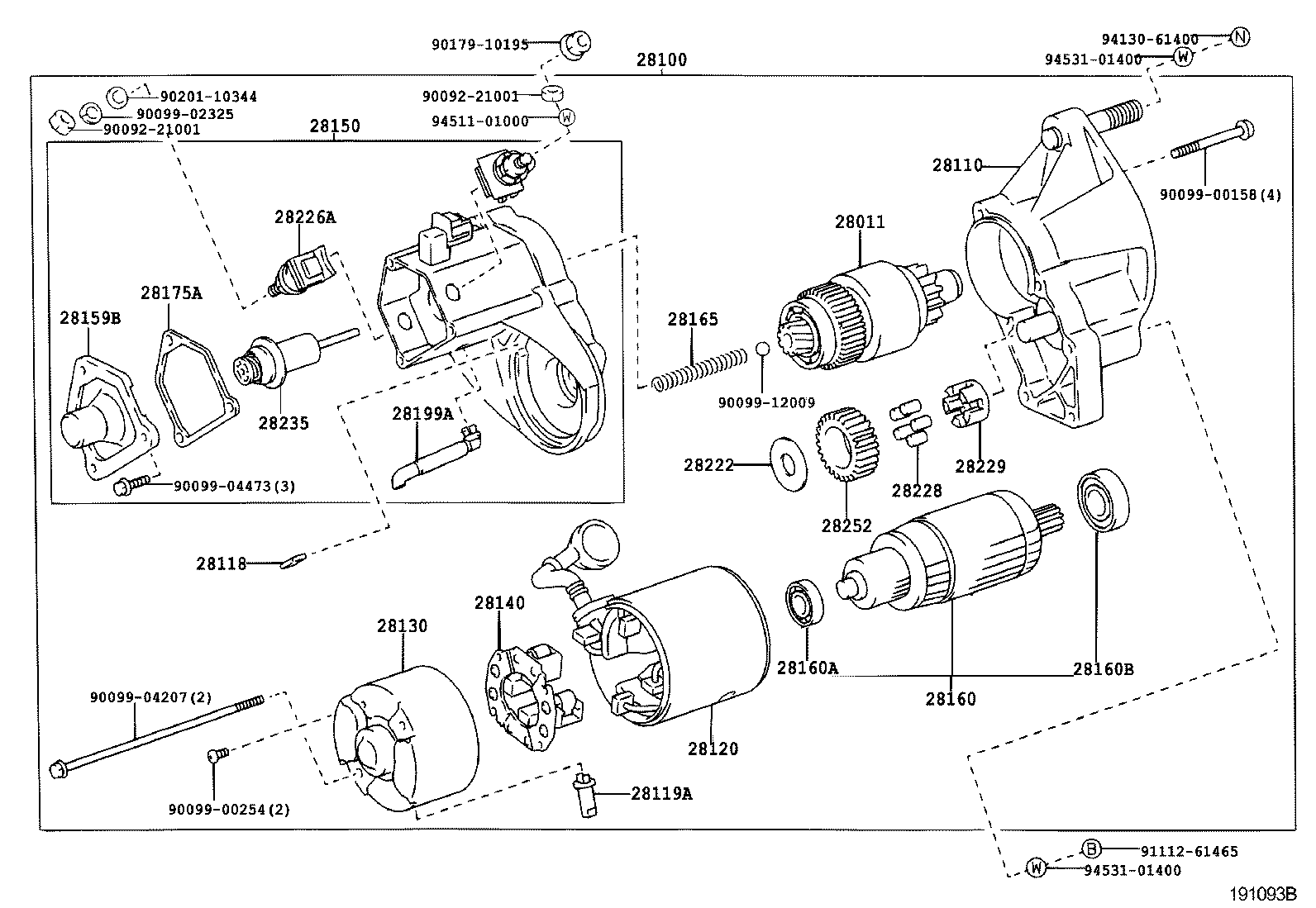 28150-75170 SWITCH ASSY, MAGNET STARTER product image
