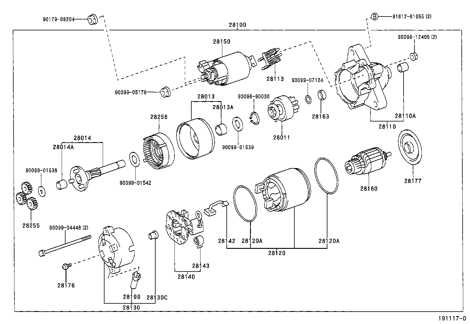 28150-54440 SWITCH ASSY, MAGNET STARTER product image