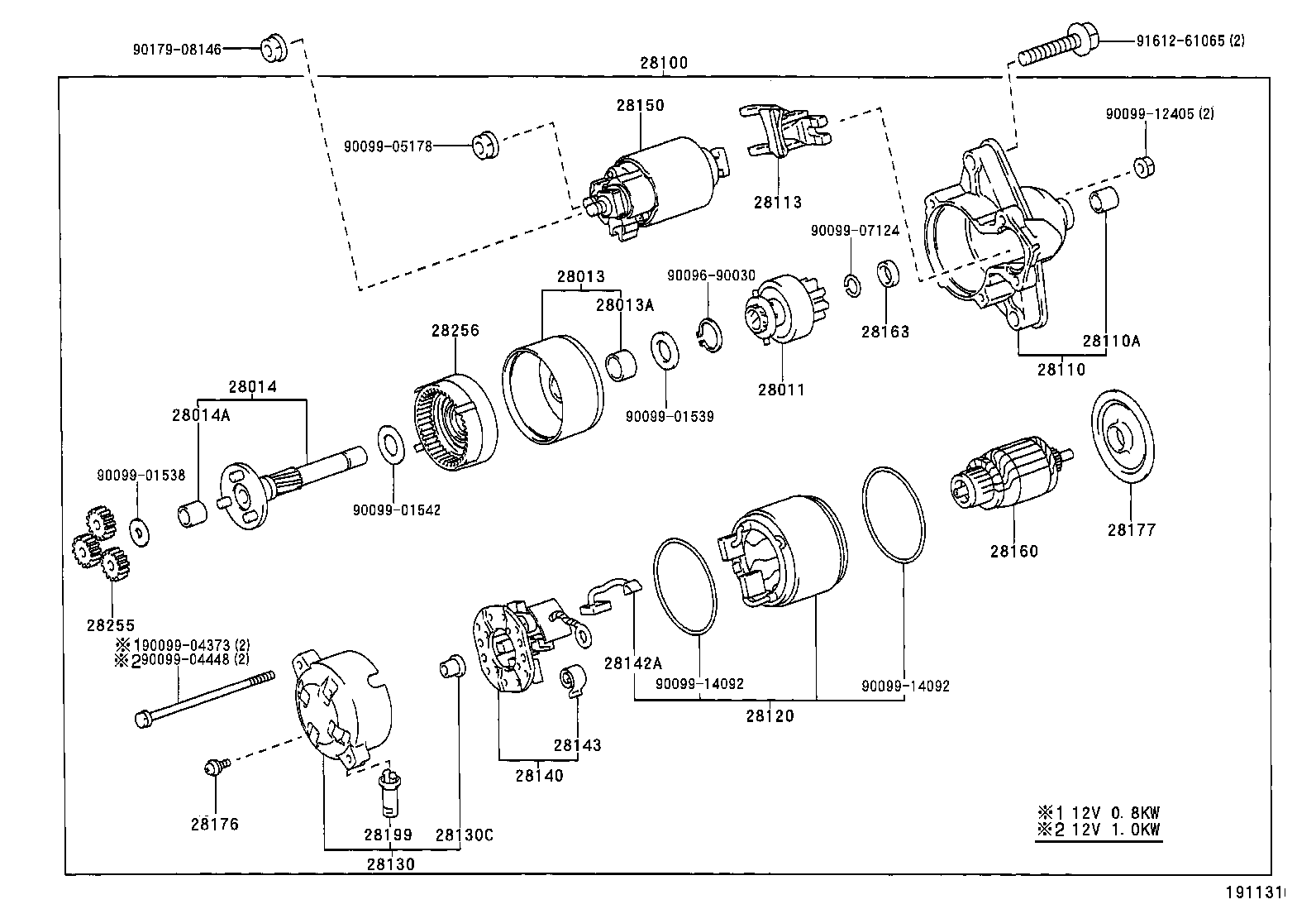 28100-02080 STARTER ASSY product image