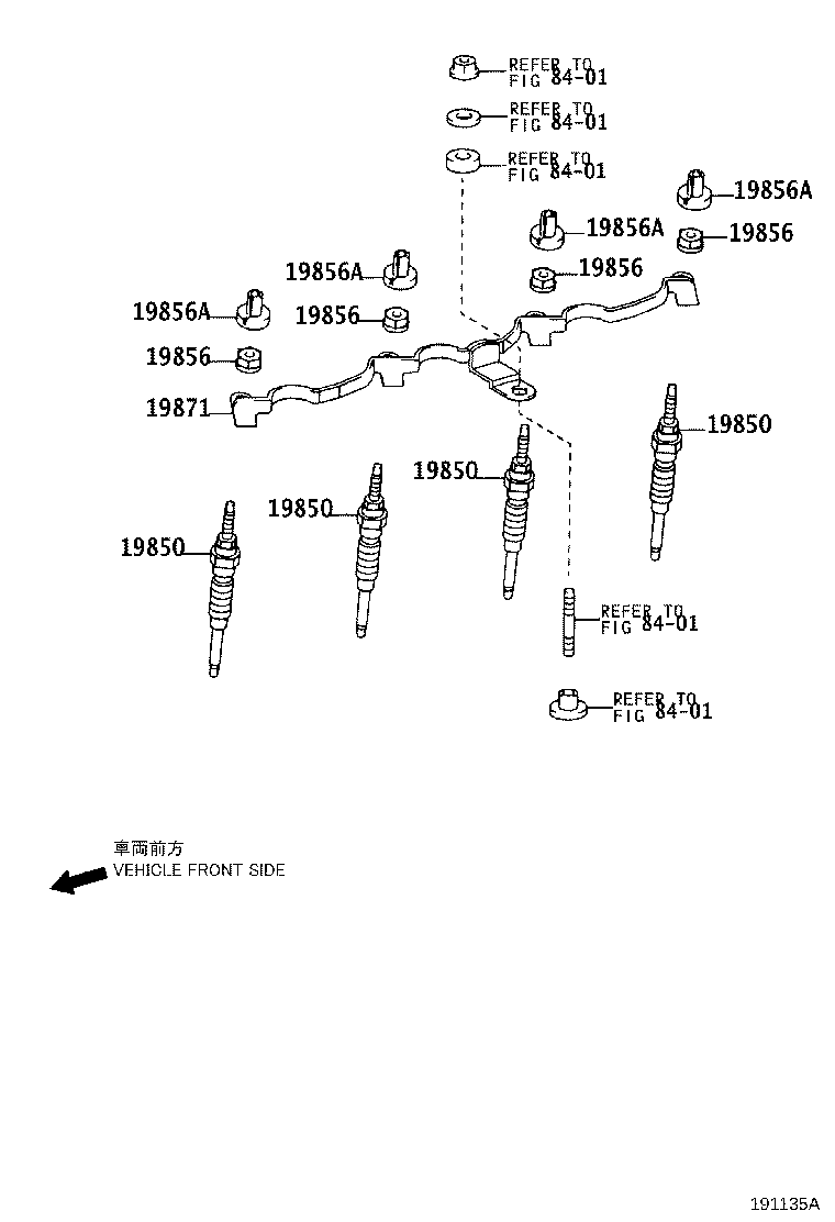 19871-30080 CONNECTOR, GLOW PLUG NO.1 product image