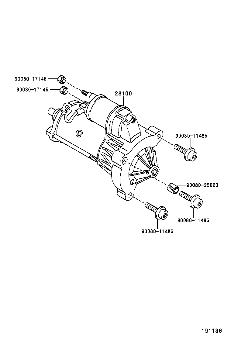 28100-02080 STARTER ASSY product image