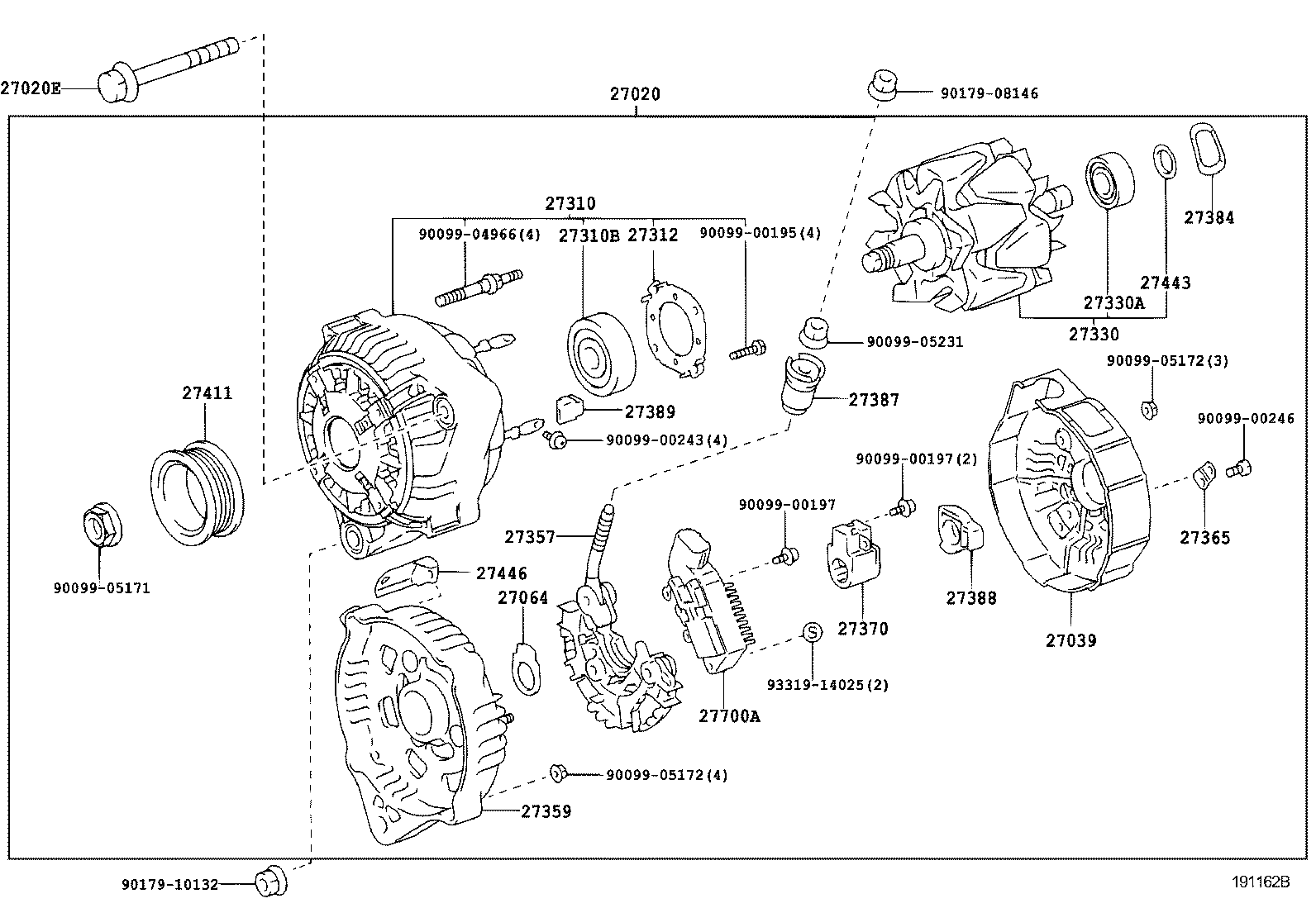 27039-46360 COVER, ALTERNATOR REAR END product image