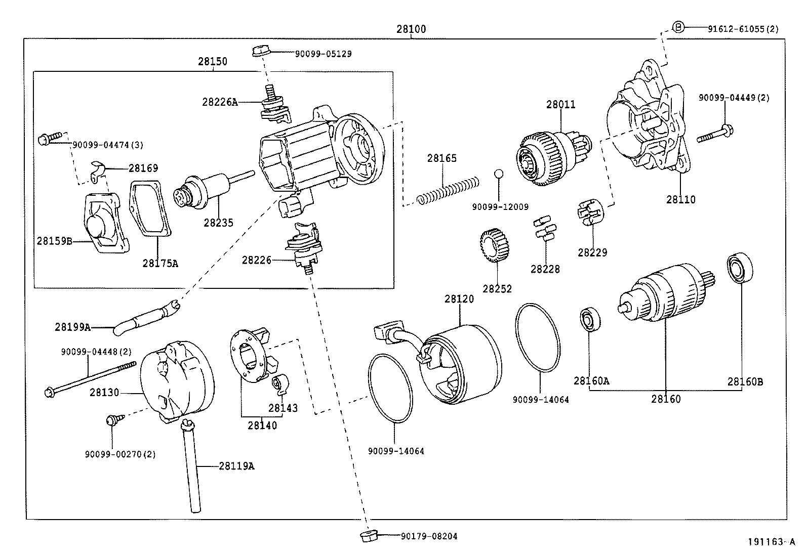 28150-75170 SWITCH ASSY, MAGNET STARTER product image