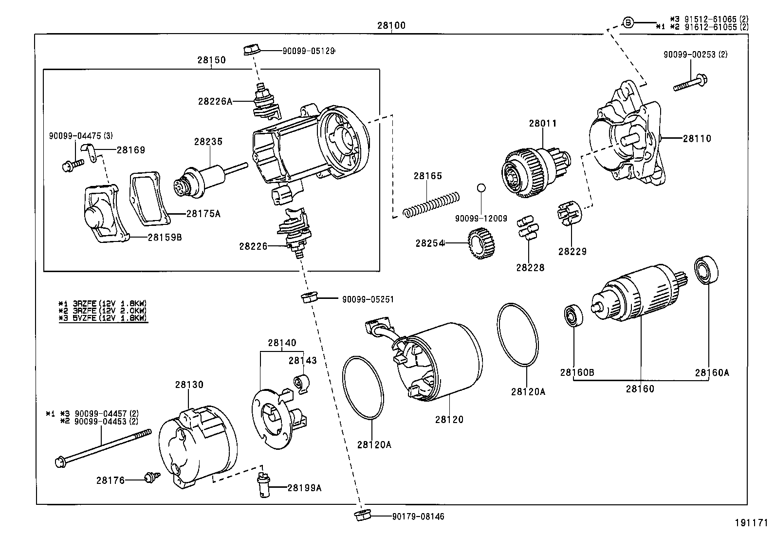 28130-62030 FRAME ASSY, STARTER COMMUTATOR END product image