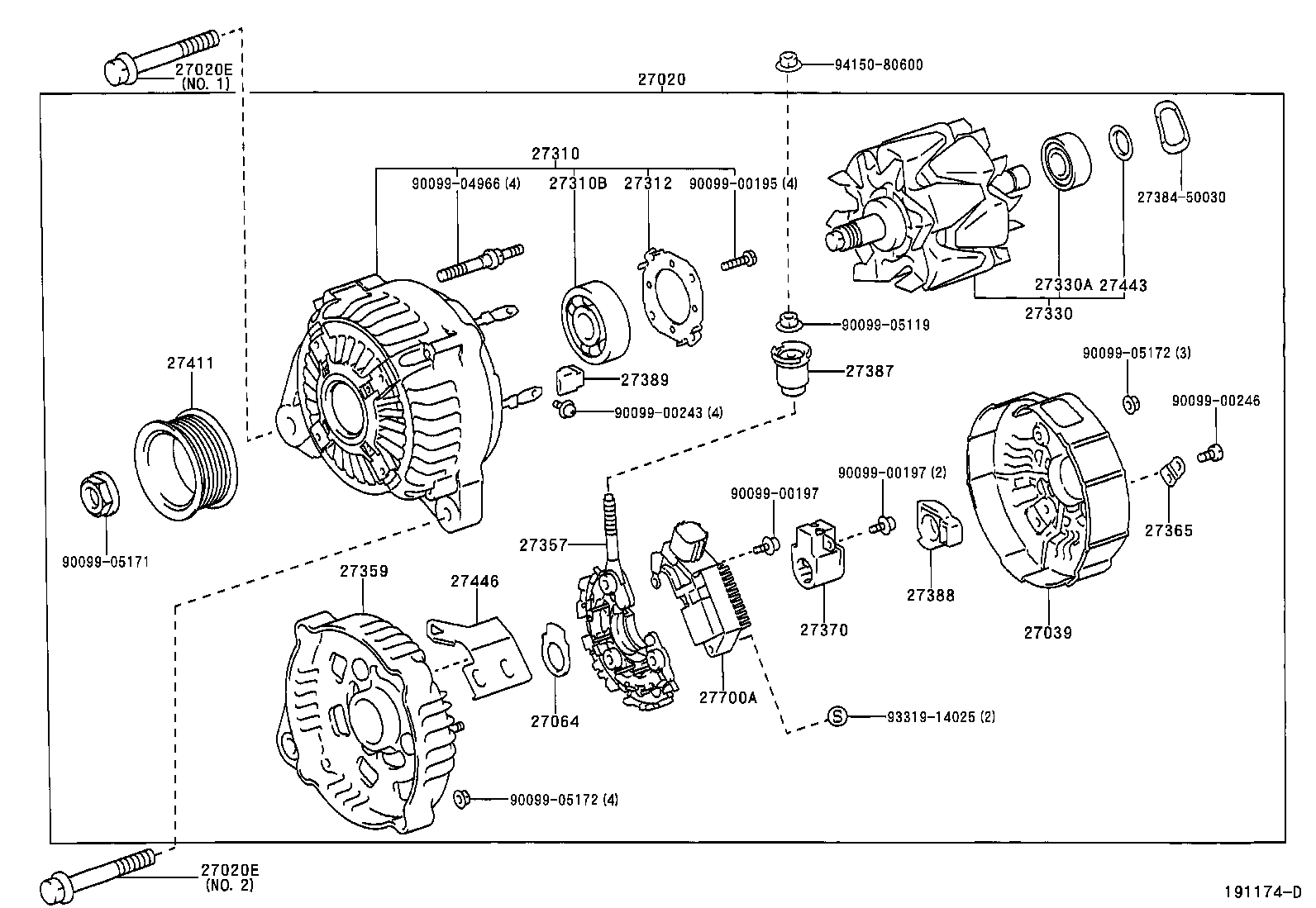 27360-20130 COIL ASSY, ALTERNATOR product image