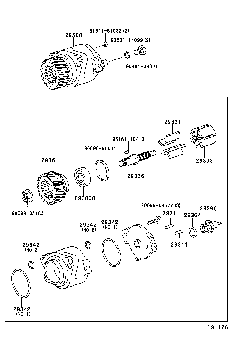 29331-58050 BLADE, VACUUM PUMP, A product image