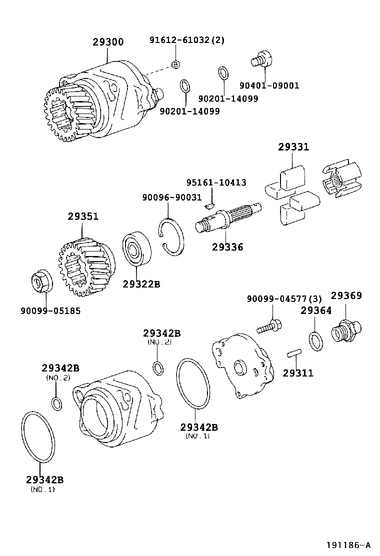SM212-00518 PIN, VACUUM PUMP DOWEL, NO.1 product image