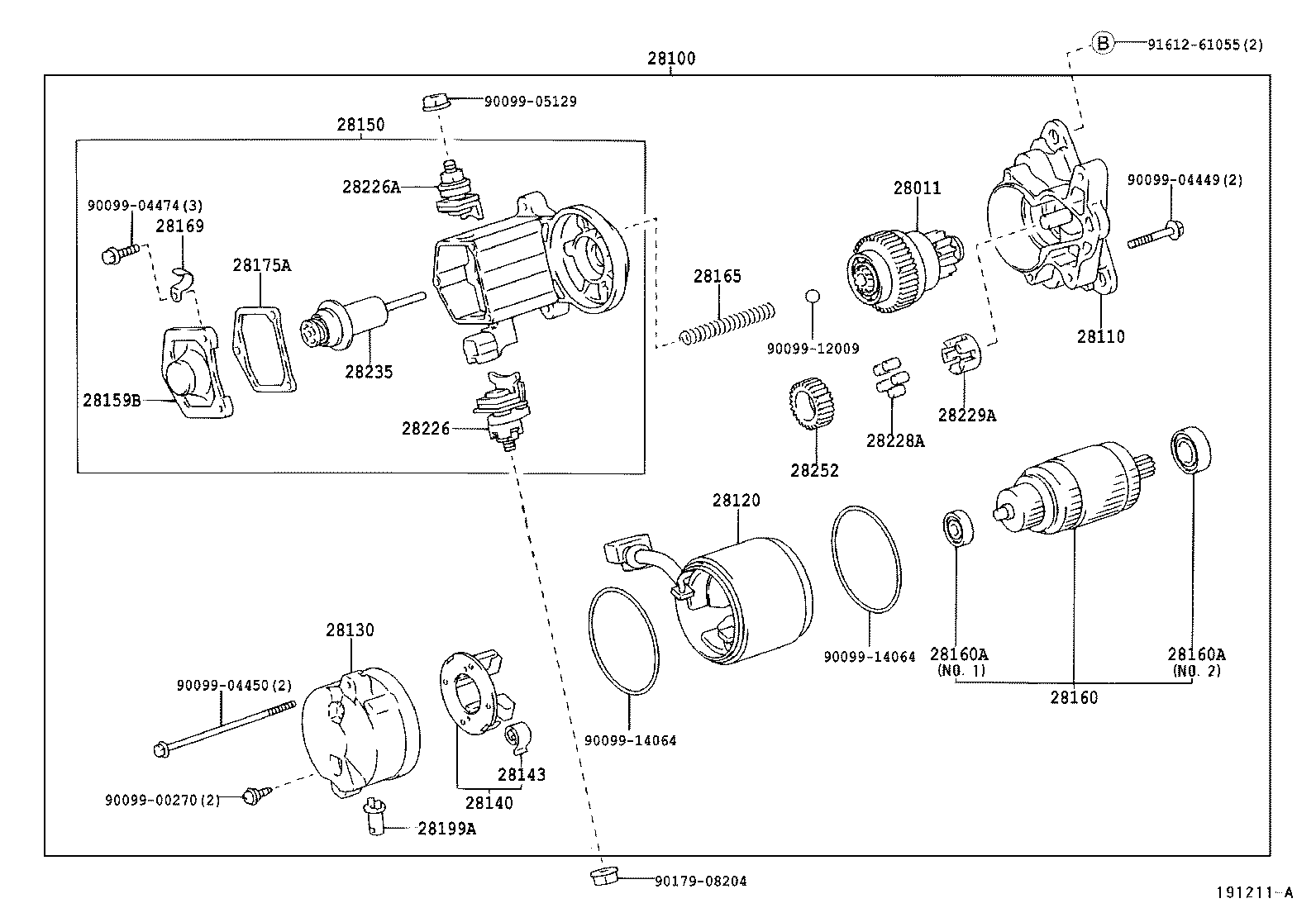 28150-78060 SWITCH ASSY, MAGNET STARTER product image