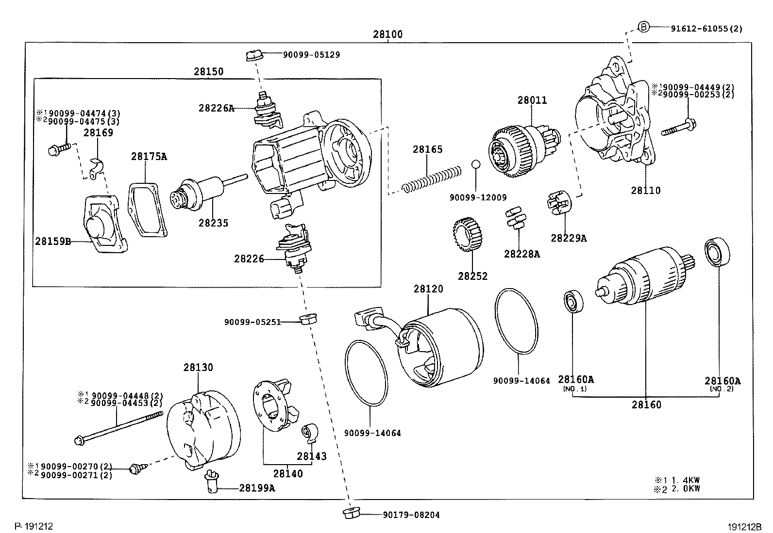 28150-78060 SWITCH ASSY, MAGNET STARTER product image
