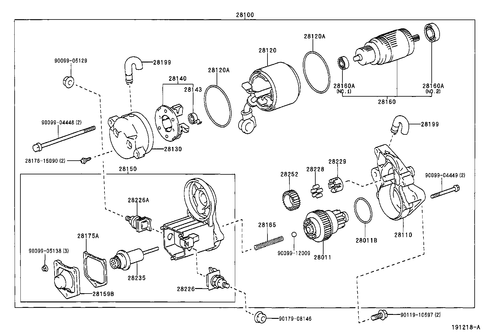 28100-50090 STARTER ASSY product image