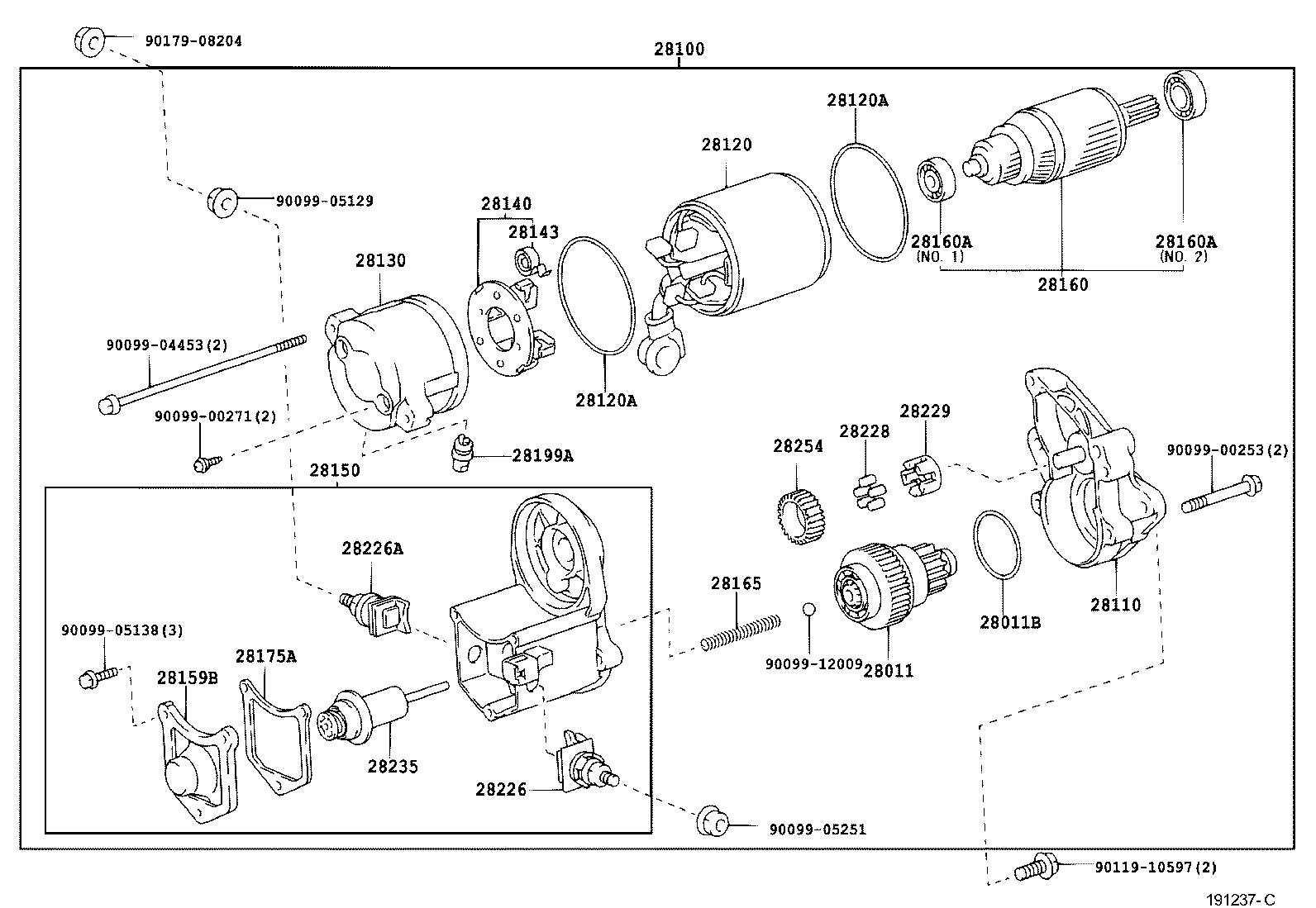 28199-50050 PROTECTOR, DUST STARTER product image