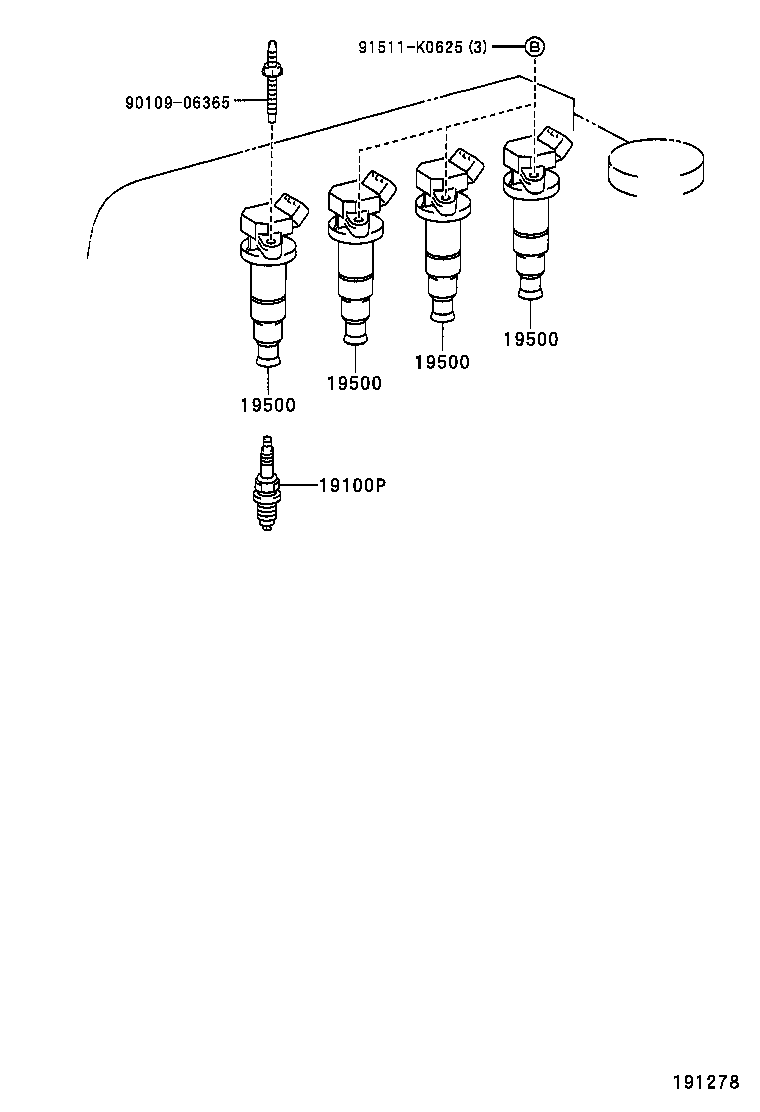90919-01210 PLUG, SPARK product image