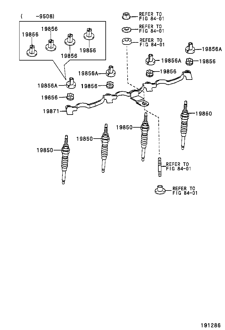 90919-15455 CORD, SPARK PLUG RESISTIVE, NO.4 product image