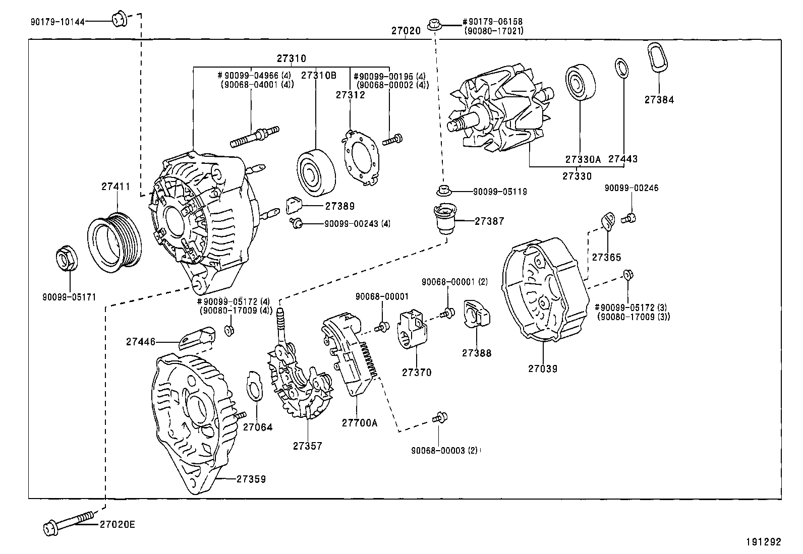 27360-0F050 COIL ASSY, ALTERNATOR product image