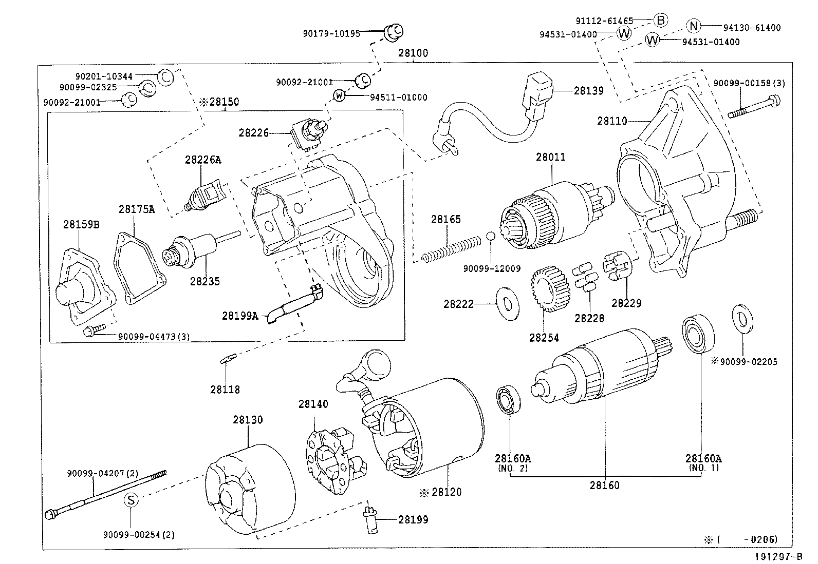 28150-78080 SWITCH ASSY, MAGNET STARTER product image