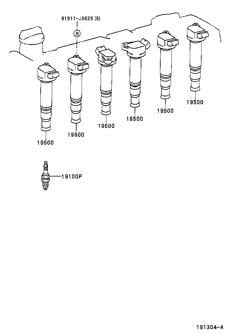 90919-01207 PLUG, SPARK product image