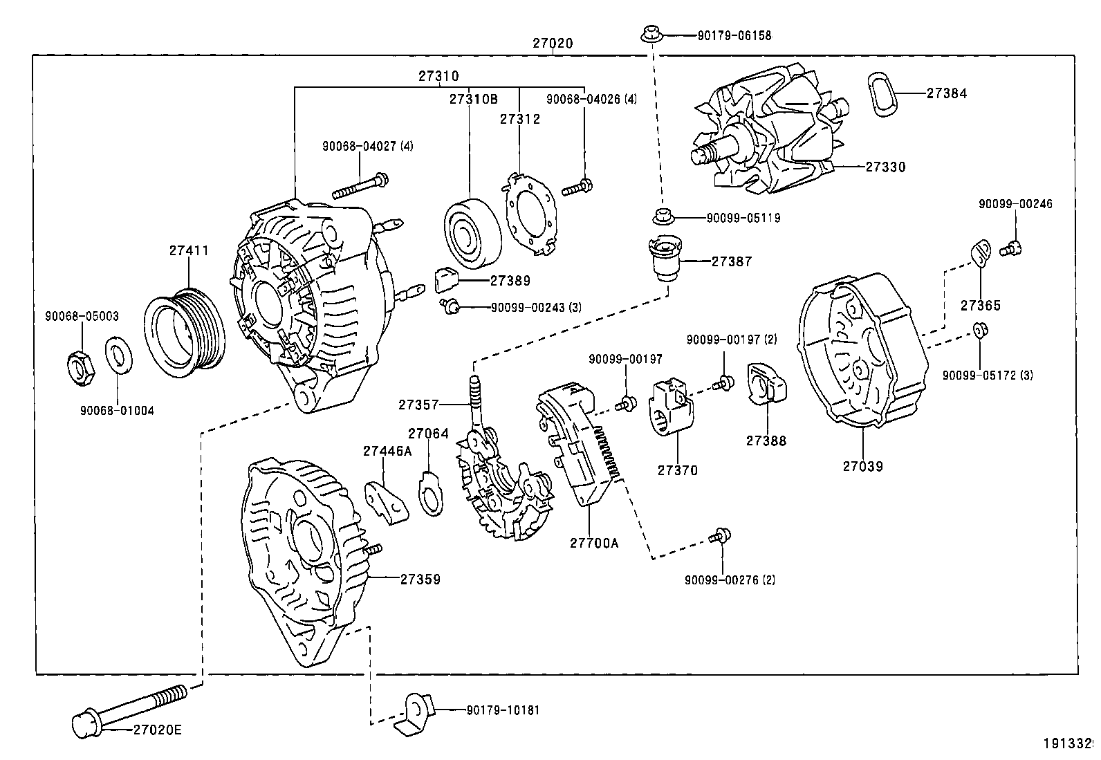 27312-0J010 PLATE, RETAINER product image