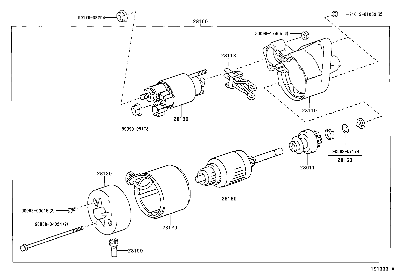 Toyota 28113-0J010 LEVER, STARTER PINION DRIVE