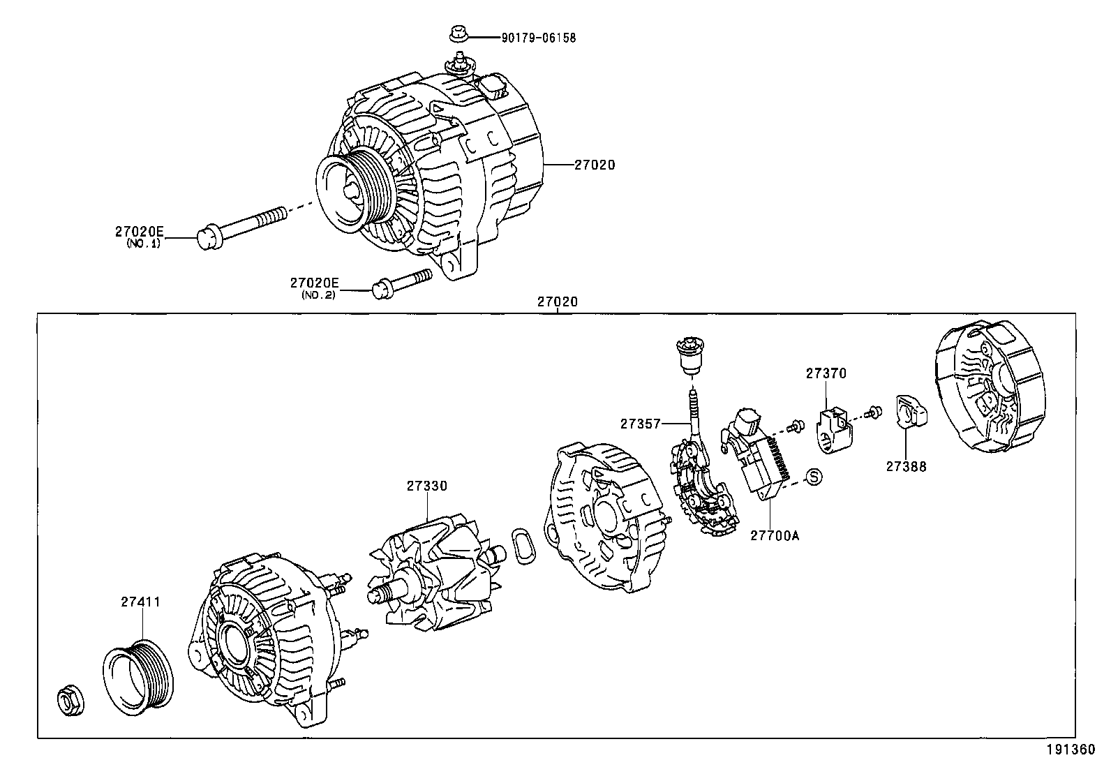 27060-28070 ALTERNATOR ASSY product image