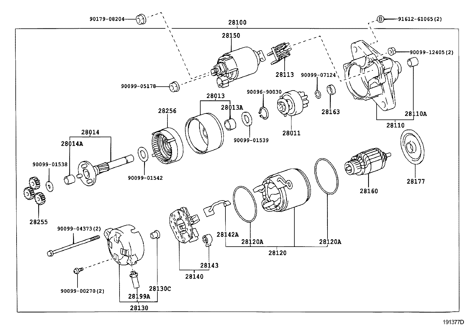 28113-0D120 LEVER, STARTER PINION DRIVE product image