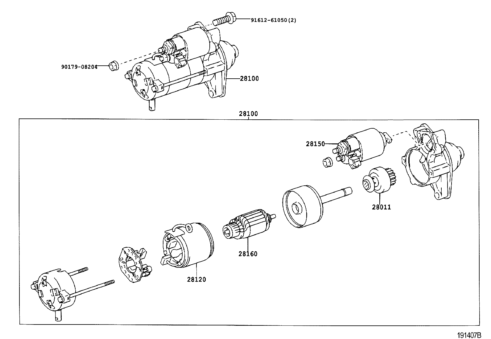 28150-74310 SWITCH ASSY, MAGNET STARTER product image