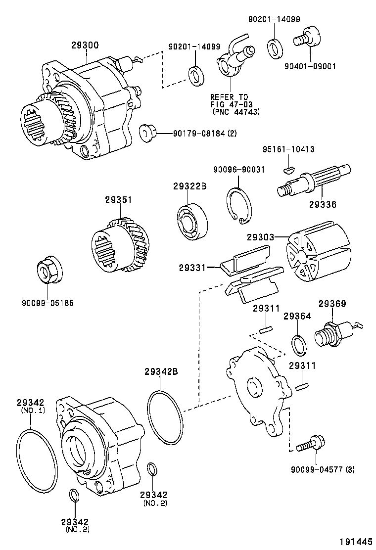 29331-54130 BLADE, VACUUM PUMP, A product image