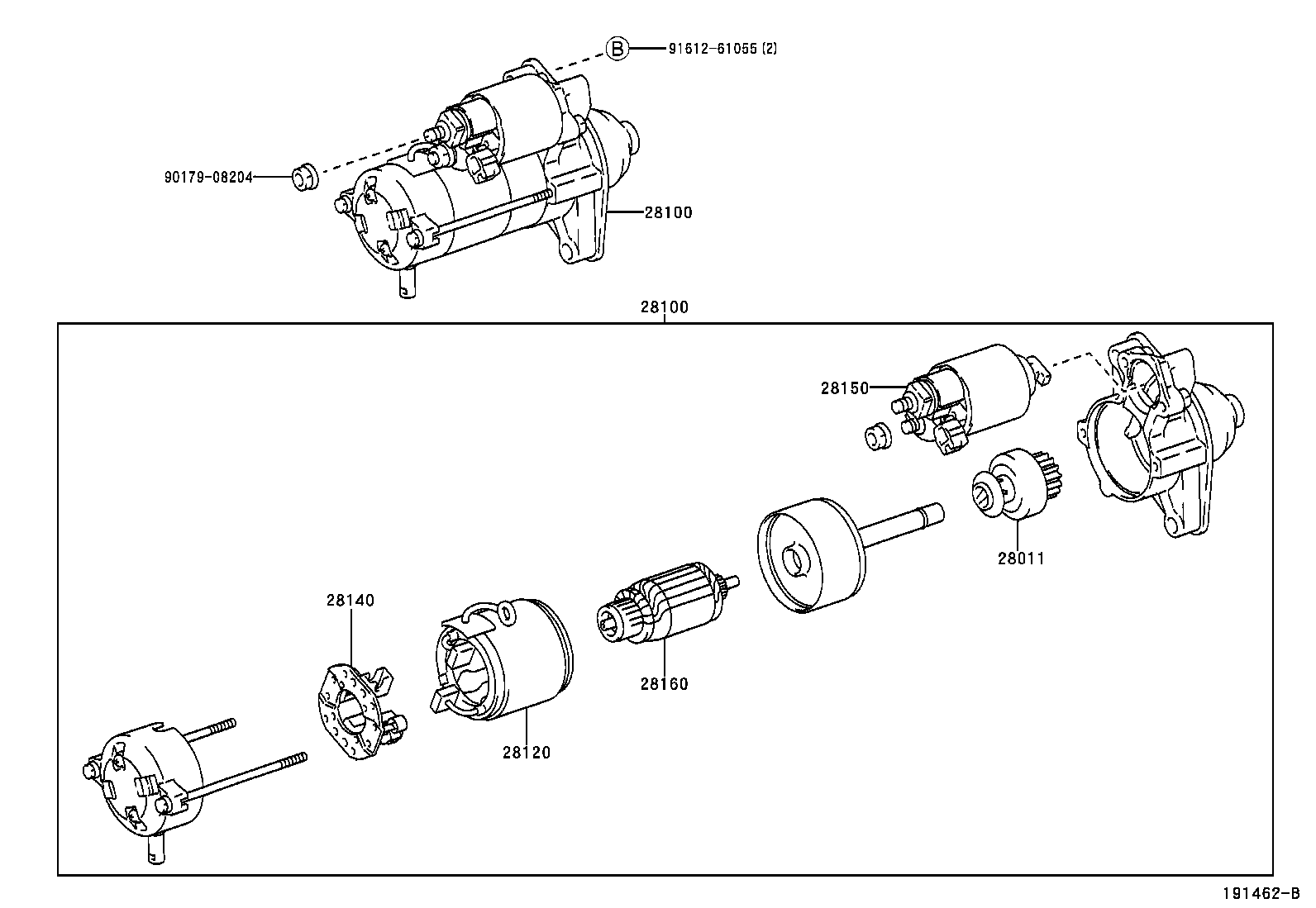 28120-75220 YOKE ASSY, STARTER product image