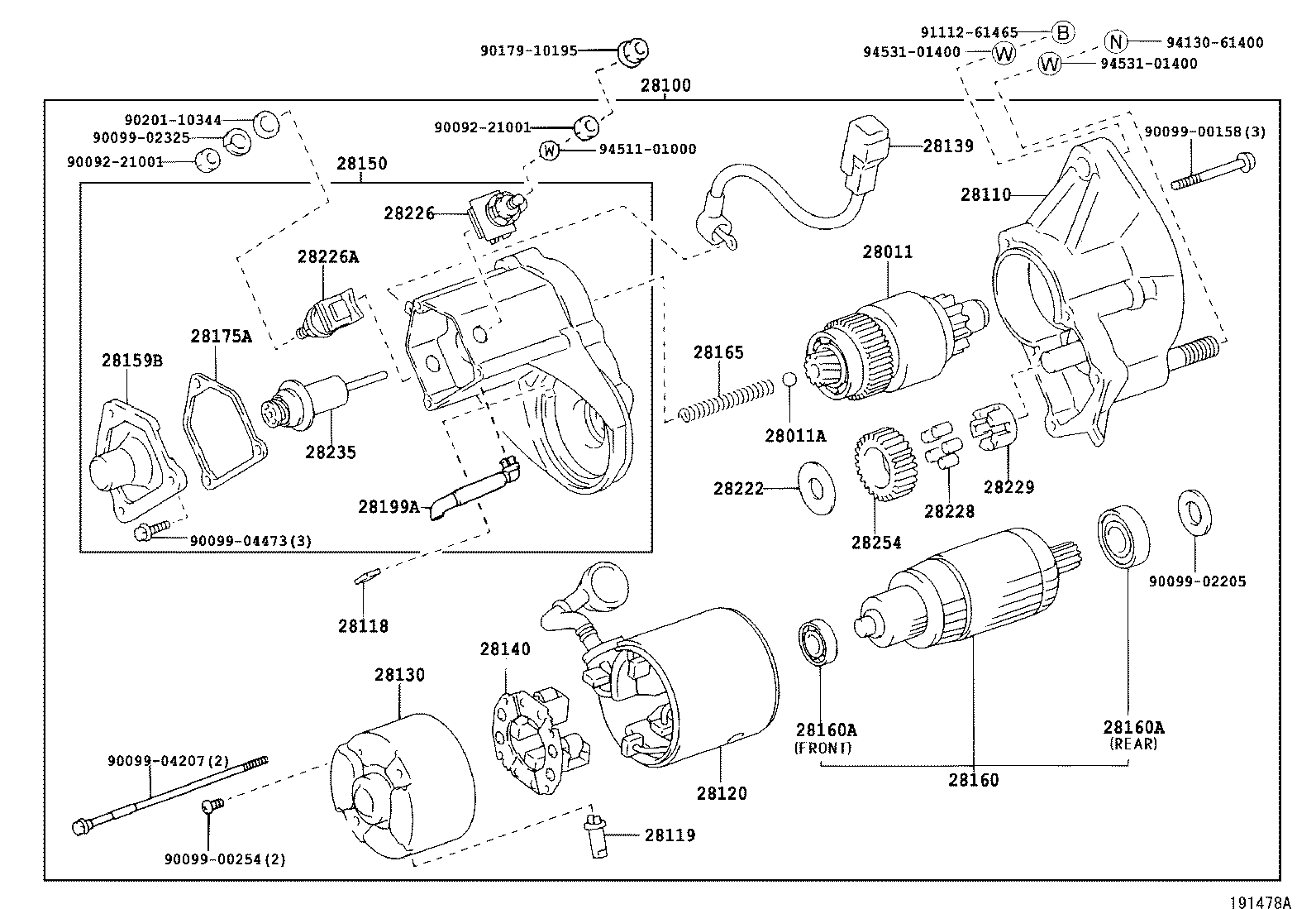 28150-56290 SWITCH ASSY, MAGNET STARTER product image