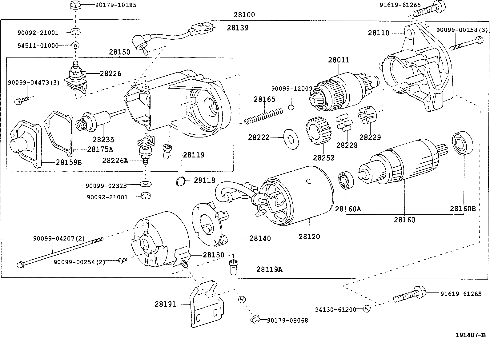 28150-75170 SWITCH ASSY, MAGNET STARTER product image