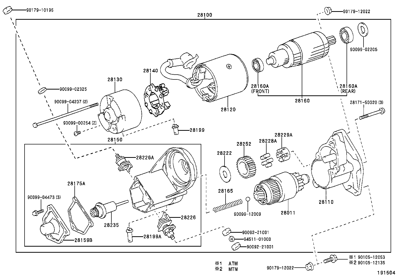 28100-67070 STARTER ASSY product image