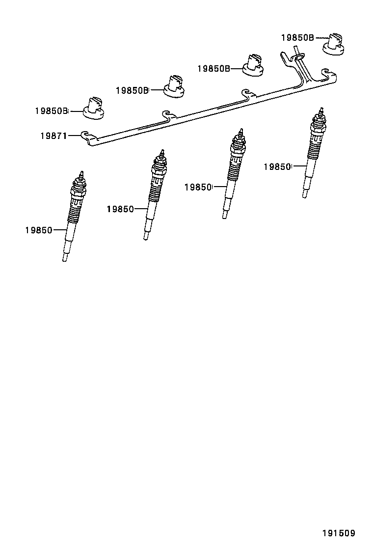 90919-15526 CORD, SPARK PLUG RESISTIVE, NO.1 product image