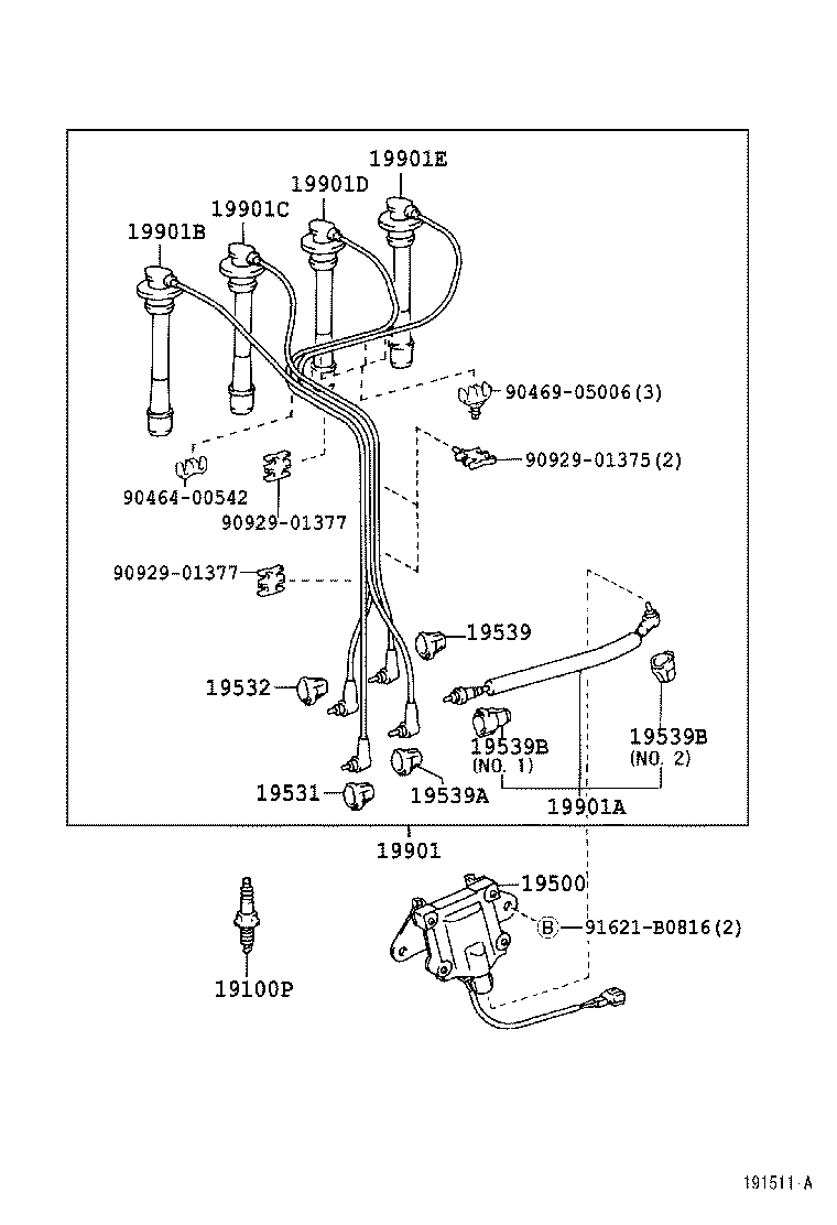 28626-78030 WIRE, GLOW PLUG product image