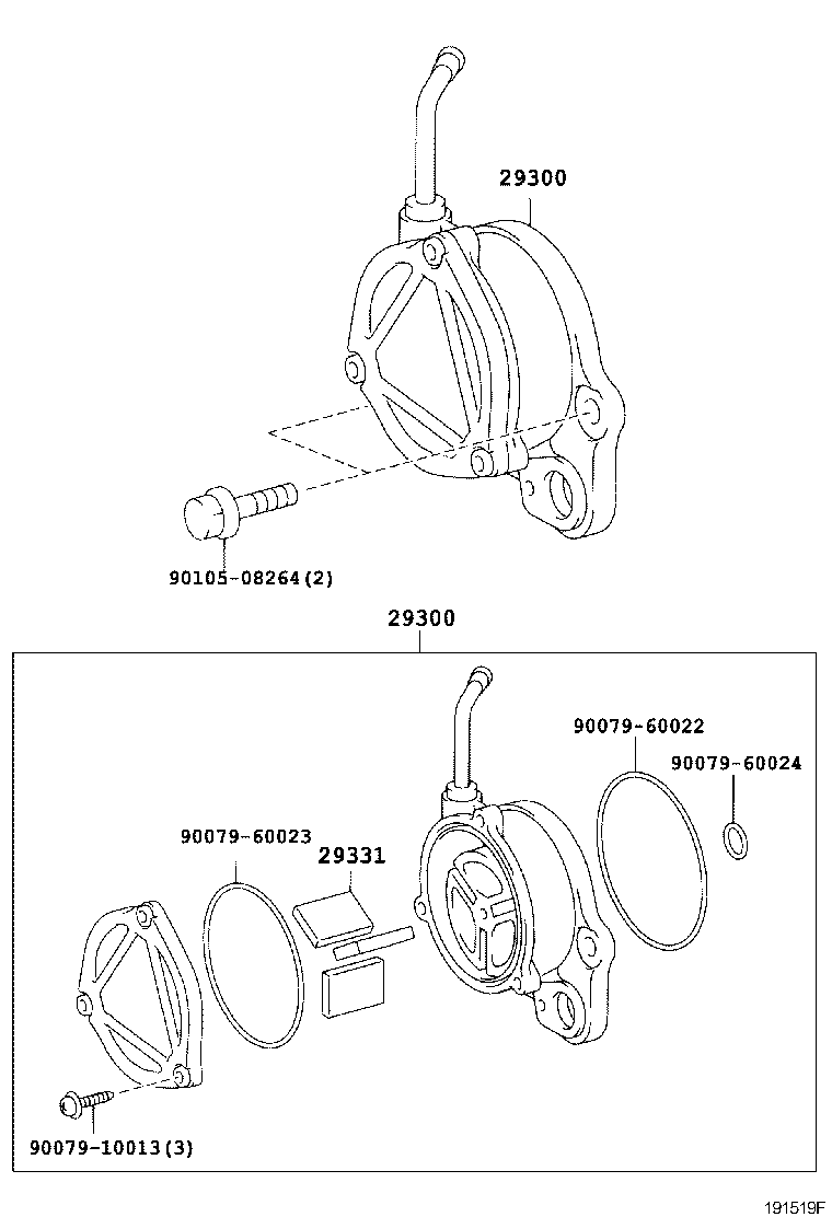 29300-33012 PUMP ASSY, VACUUM product image