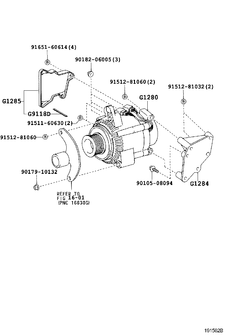 27060-70520 ALTERNATOR ASSY product image