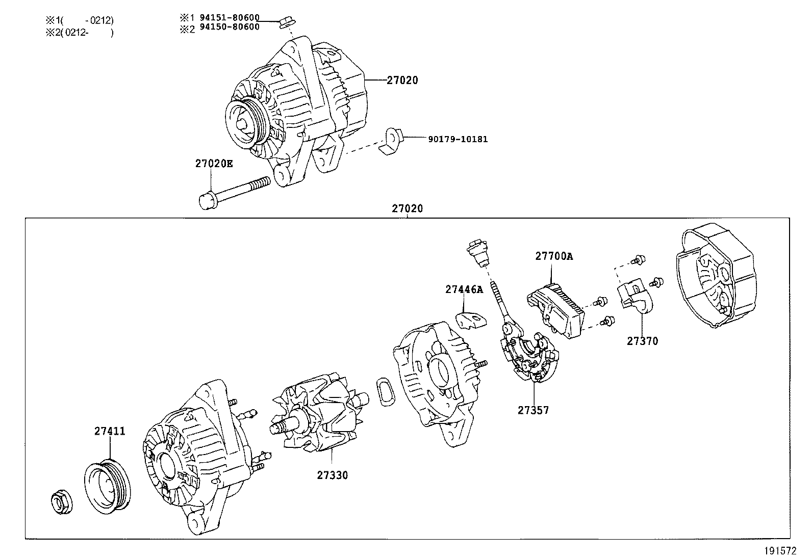 27360-23130 COIL ASSY, ALTERNATOR product image