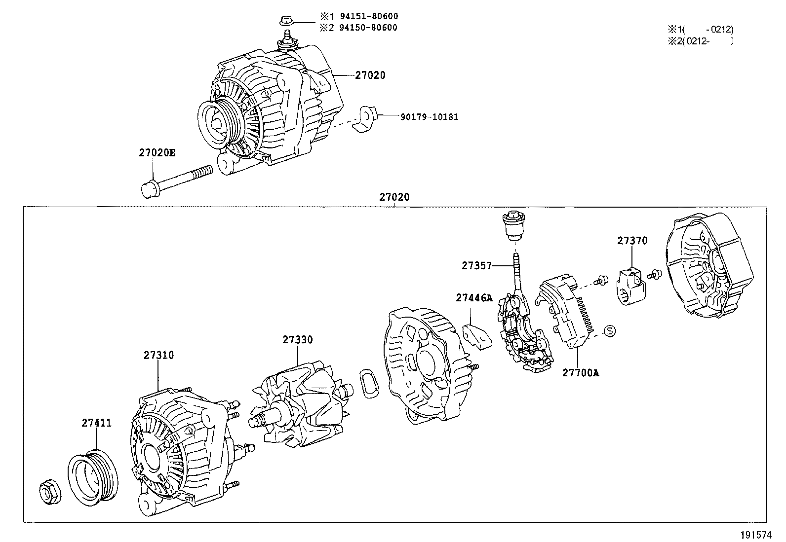 27360-23130 COIL ASSY, ALTERNATOR product image
