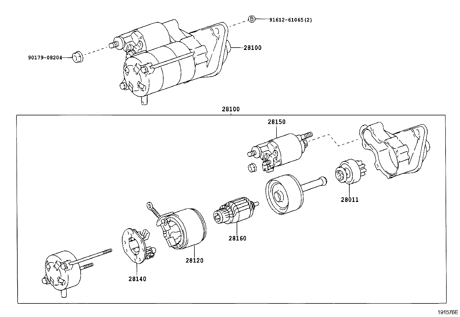 28192-23010 COVER, STARTER product image