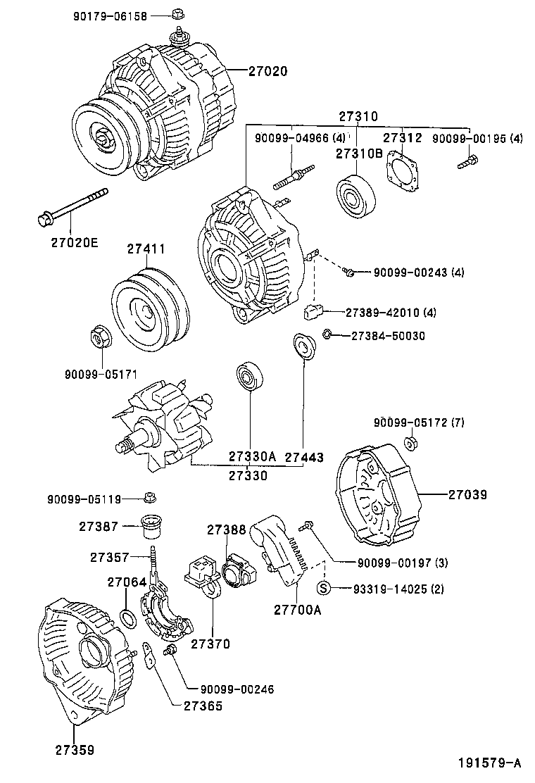 27360-50400 COIL ASSY, ALTERNATOR product image