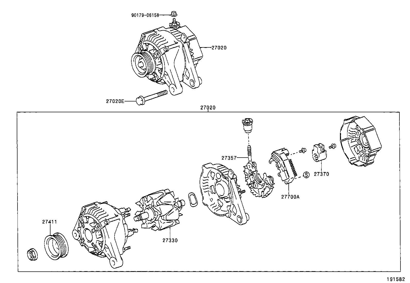 90068-10026 BEARING(FOR ALTERNATOR DRIVE END FRAME) product image