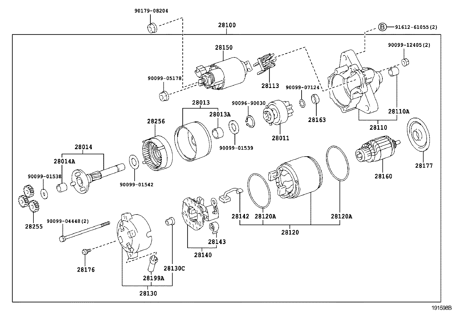28150-05050 SWITCH ASSY, MAGNET STARTER product image