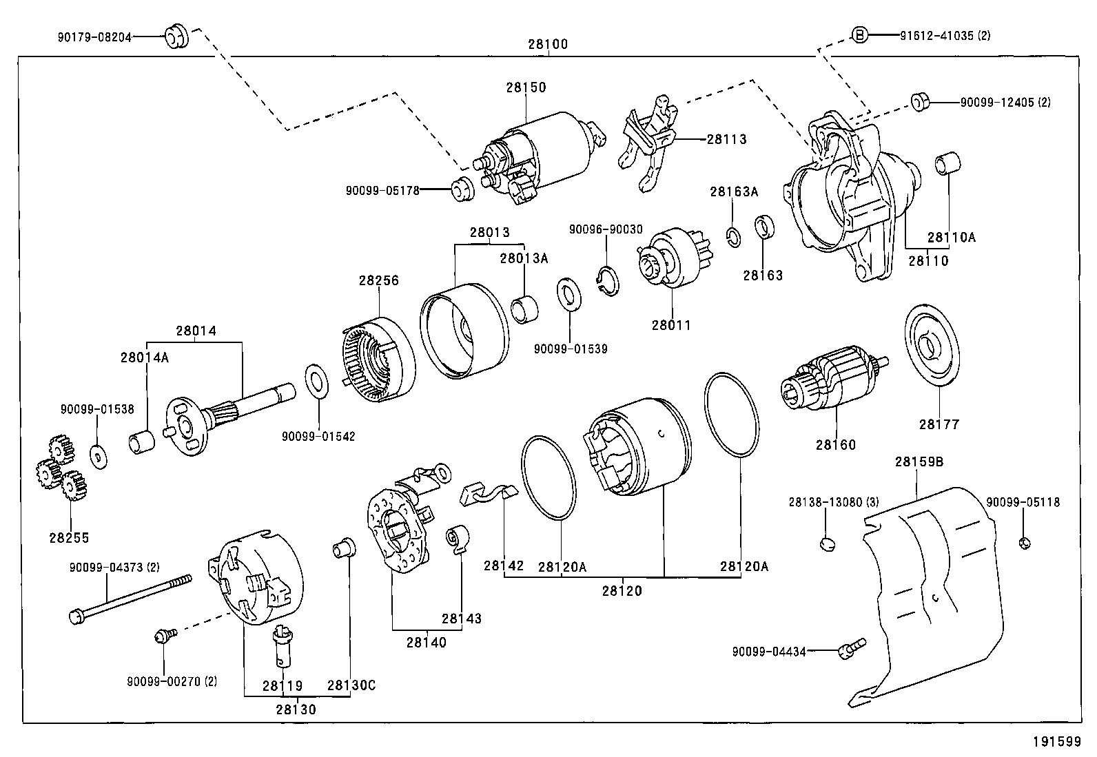 28150-74170 SWITCH ASSY, MAGNET STARTER product image