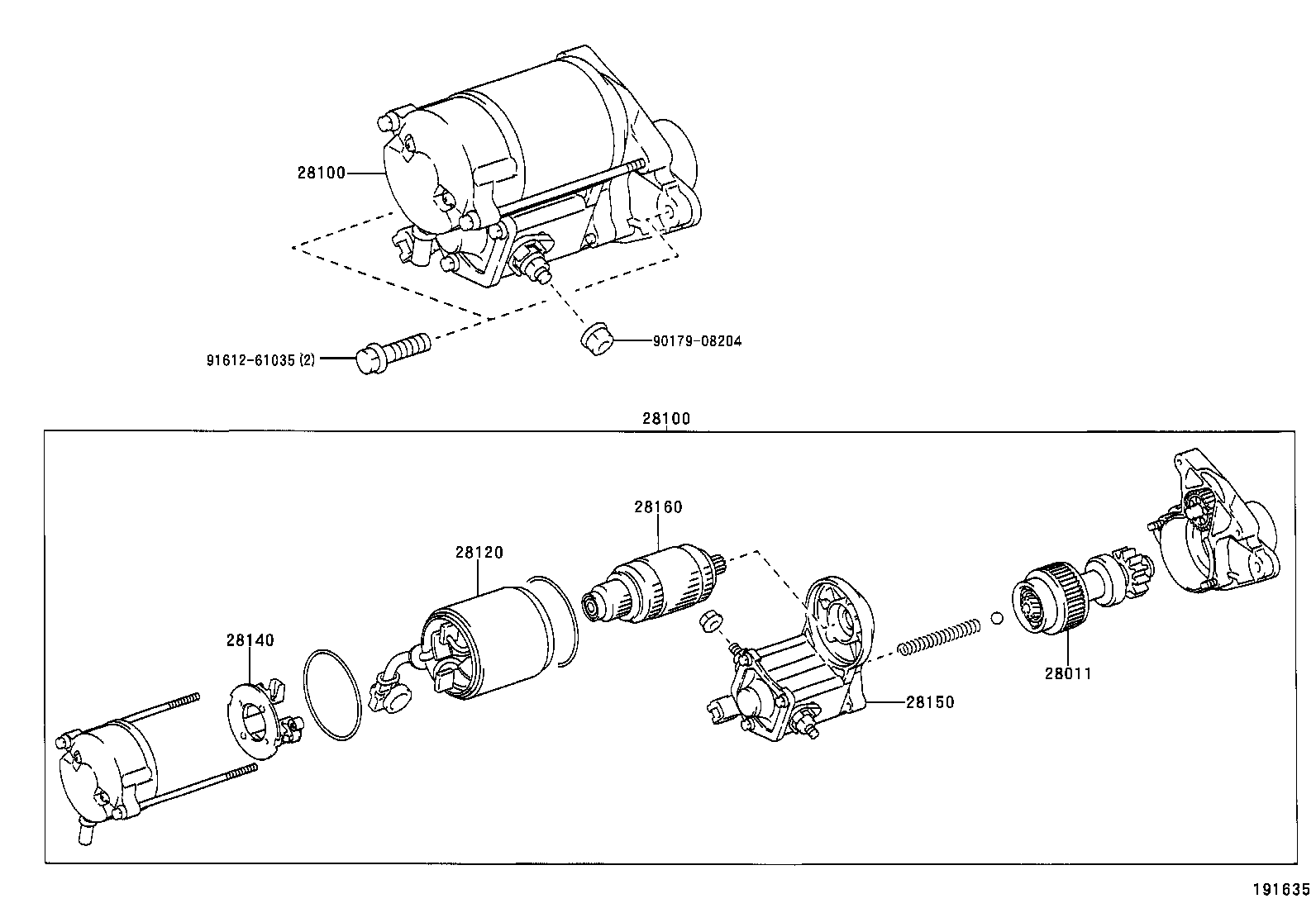 28113-8Y004 LEVER, STARTER PINION DRIVE product image