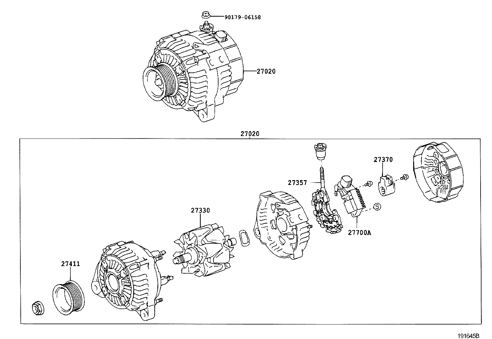 27060-YF010 ALTERNATOR ASSY product image