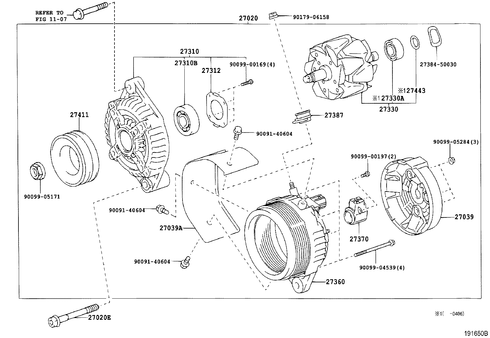 90031-05170 BOLT(FOR ALTERNATOR) product image
