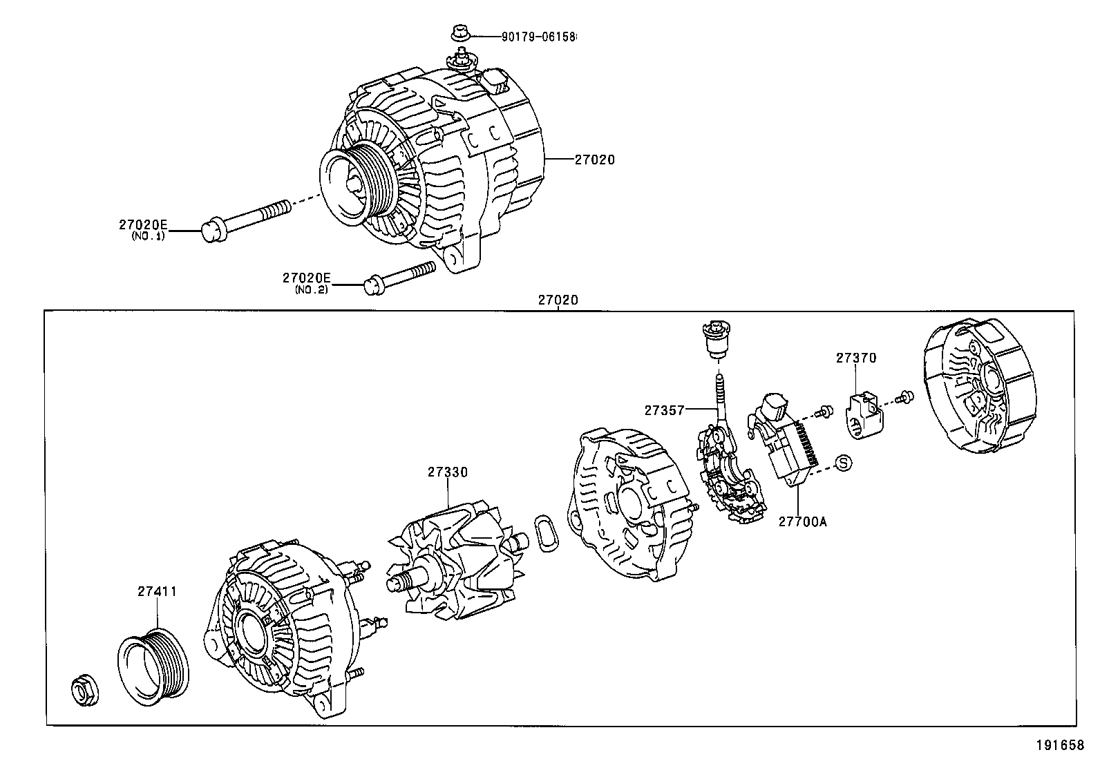 27060-YF010 ALTERNATOR ASSY product image