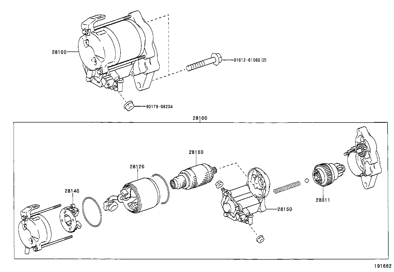 28199-0J010 COVER, STARTER product image