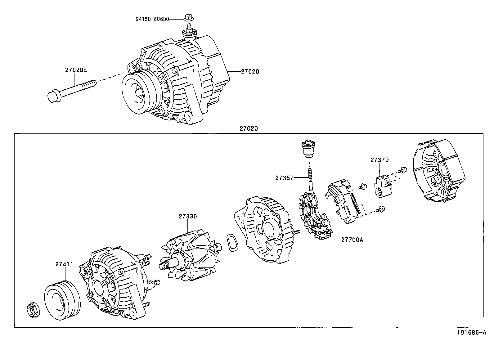 27360-50400 COIL ASSY, ALTERNATOR product image