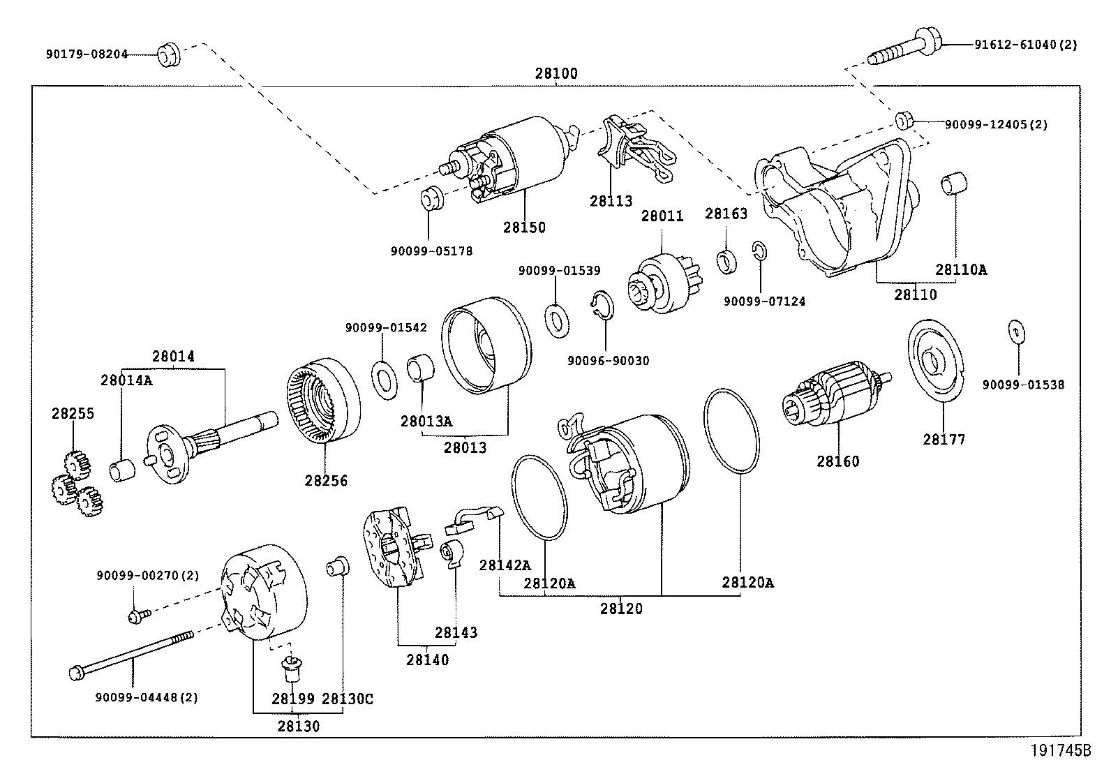 28100-02130 STARTER ASSY product image