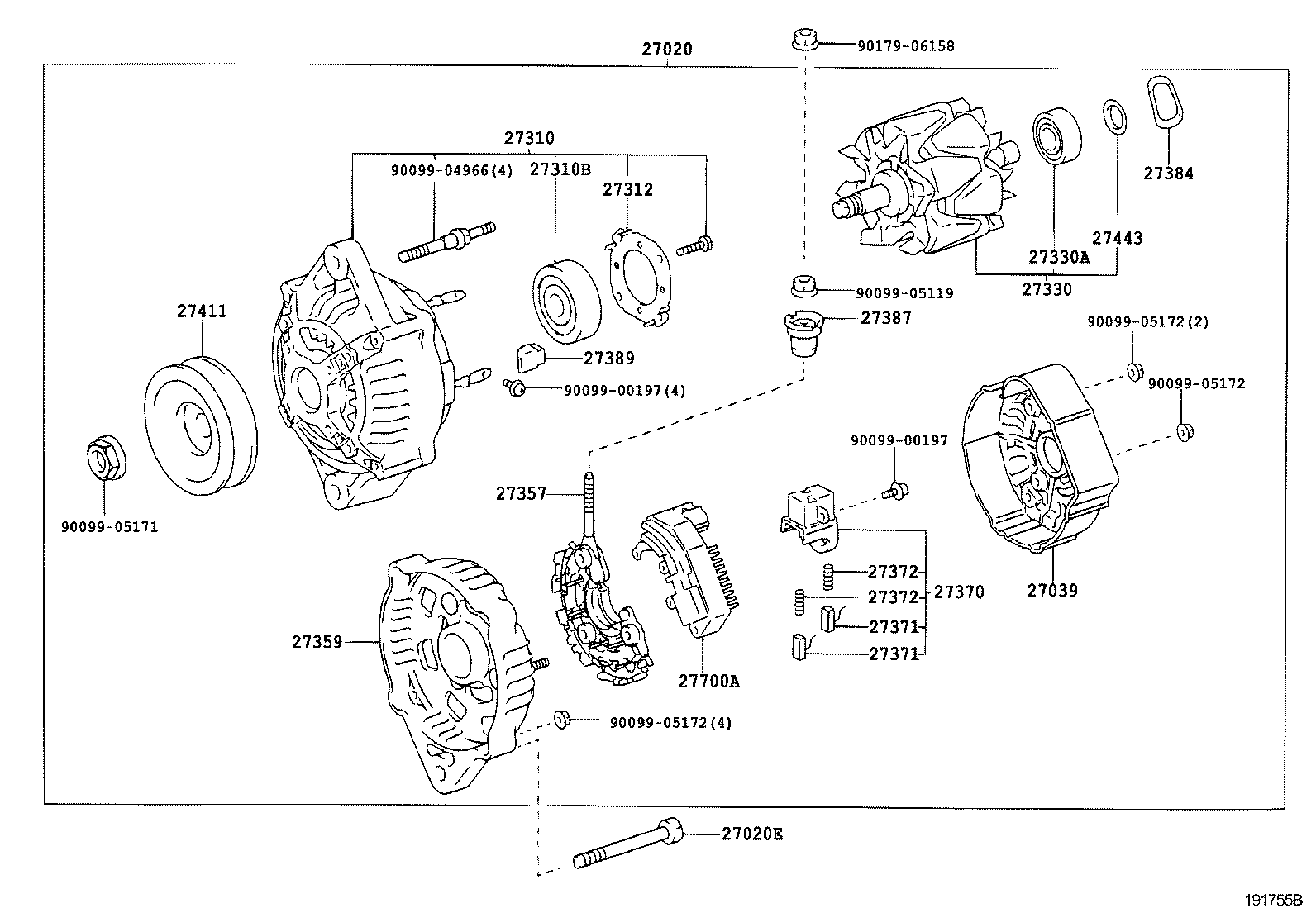 12514-EW031 BAR, FAN BELT ADJUSTING product image